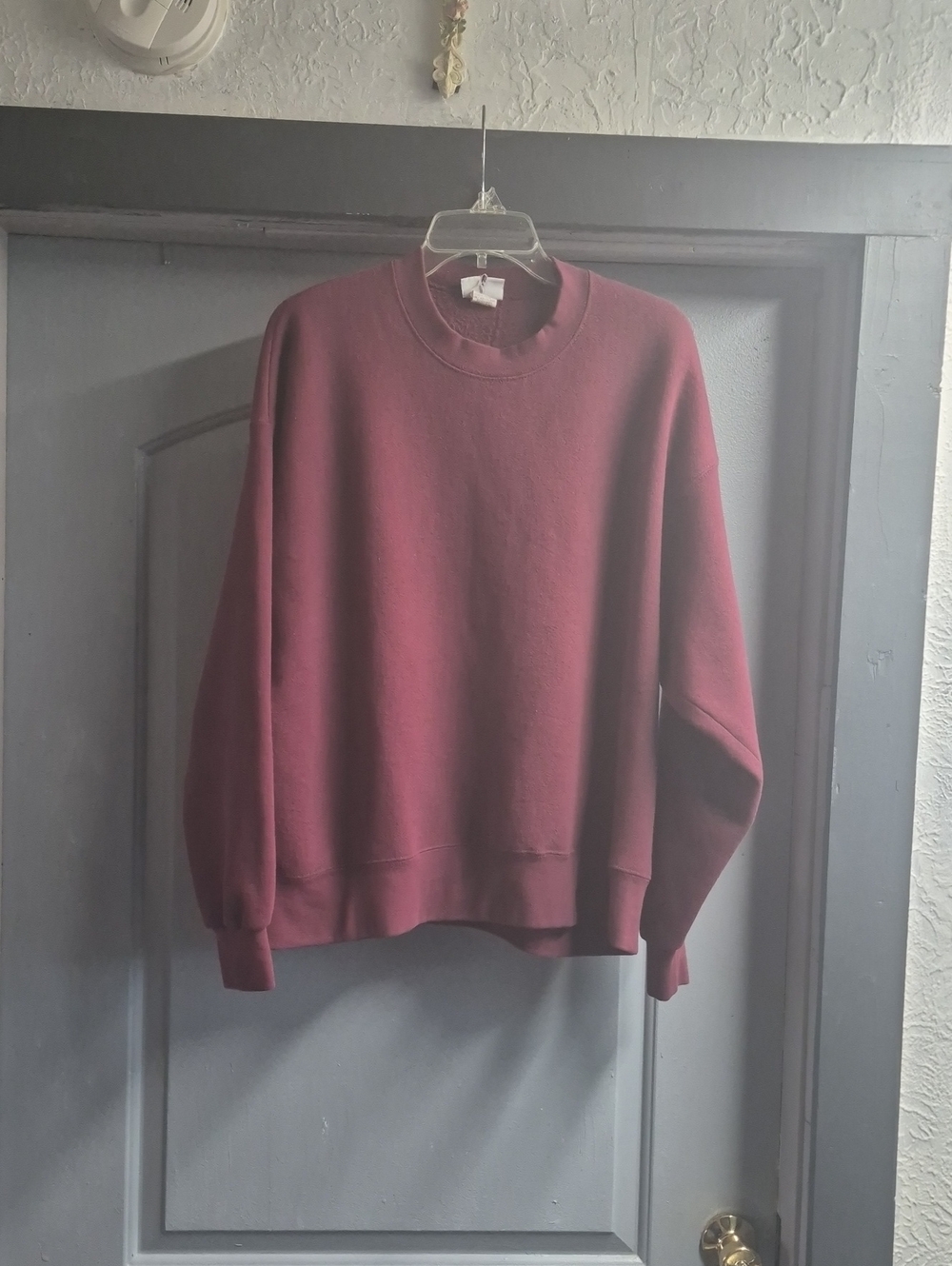 Prospirit Women's Crewneck Sweatshirt - Burgundy